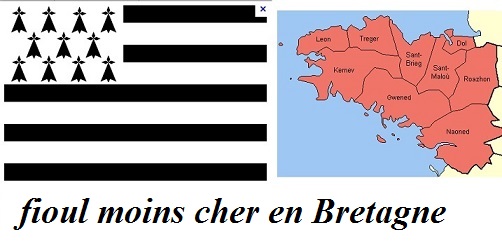 FIOUL DOMESTIQUE MOINS CHER EN BRETAGNE AUJOURD’HUI 